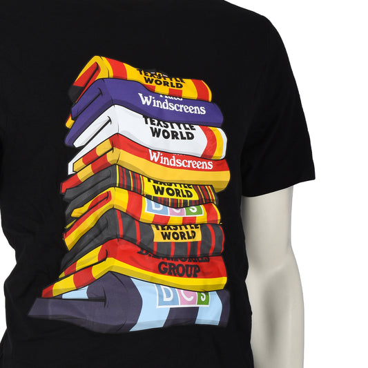 PTFC Retro Stack Tee Black