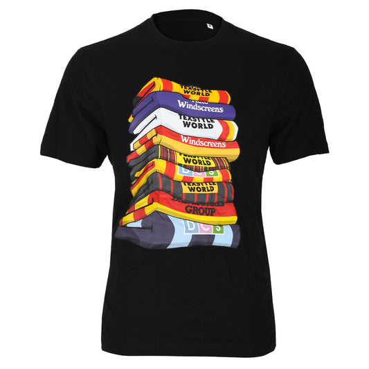 PTFC Retro Stack Tee Black