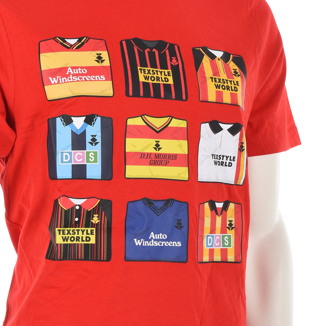 PTFC Retro Fold Tee Red