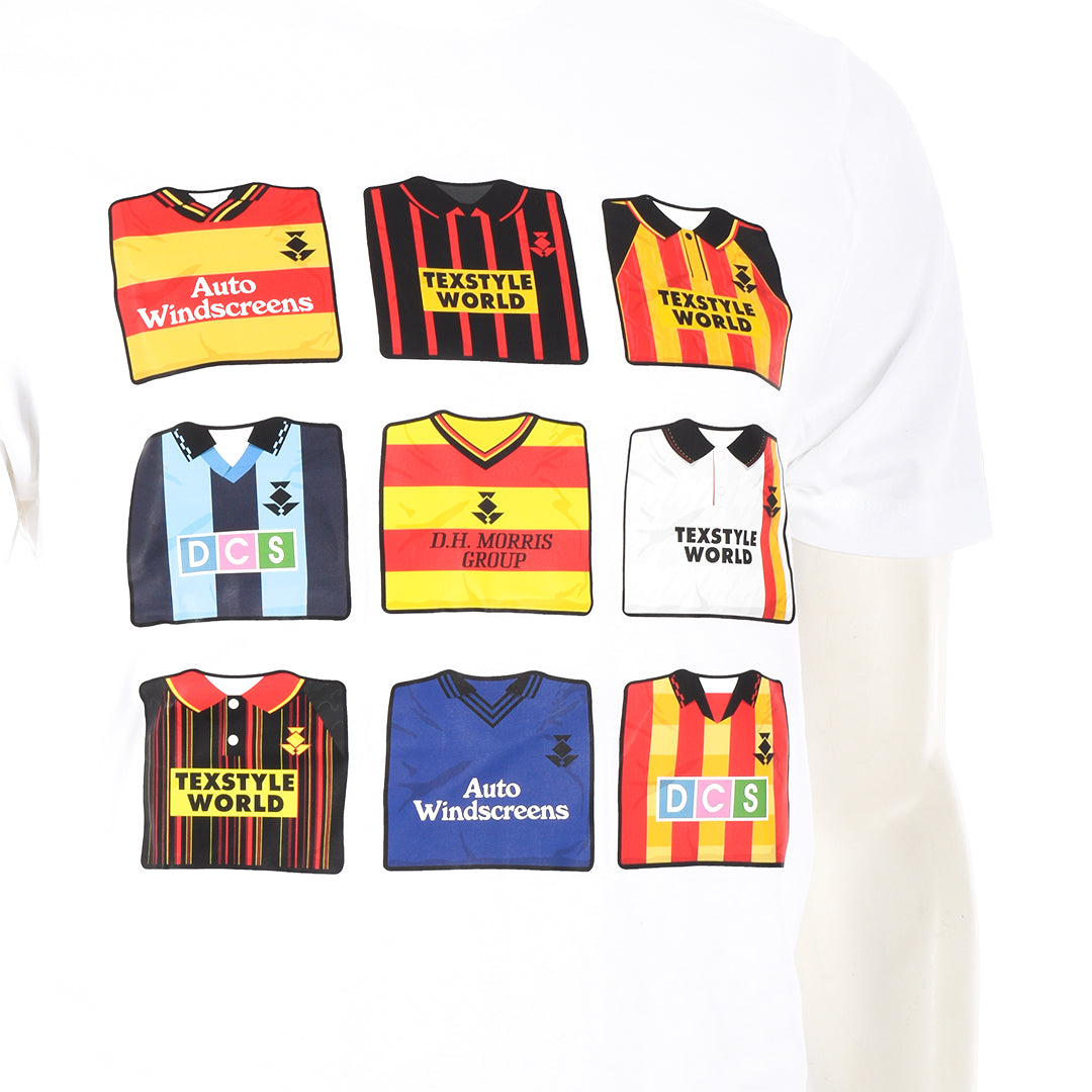 PTFC Retro Fold Tee White