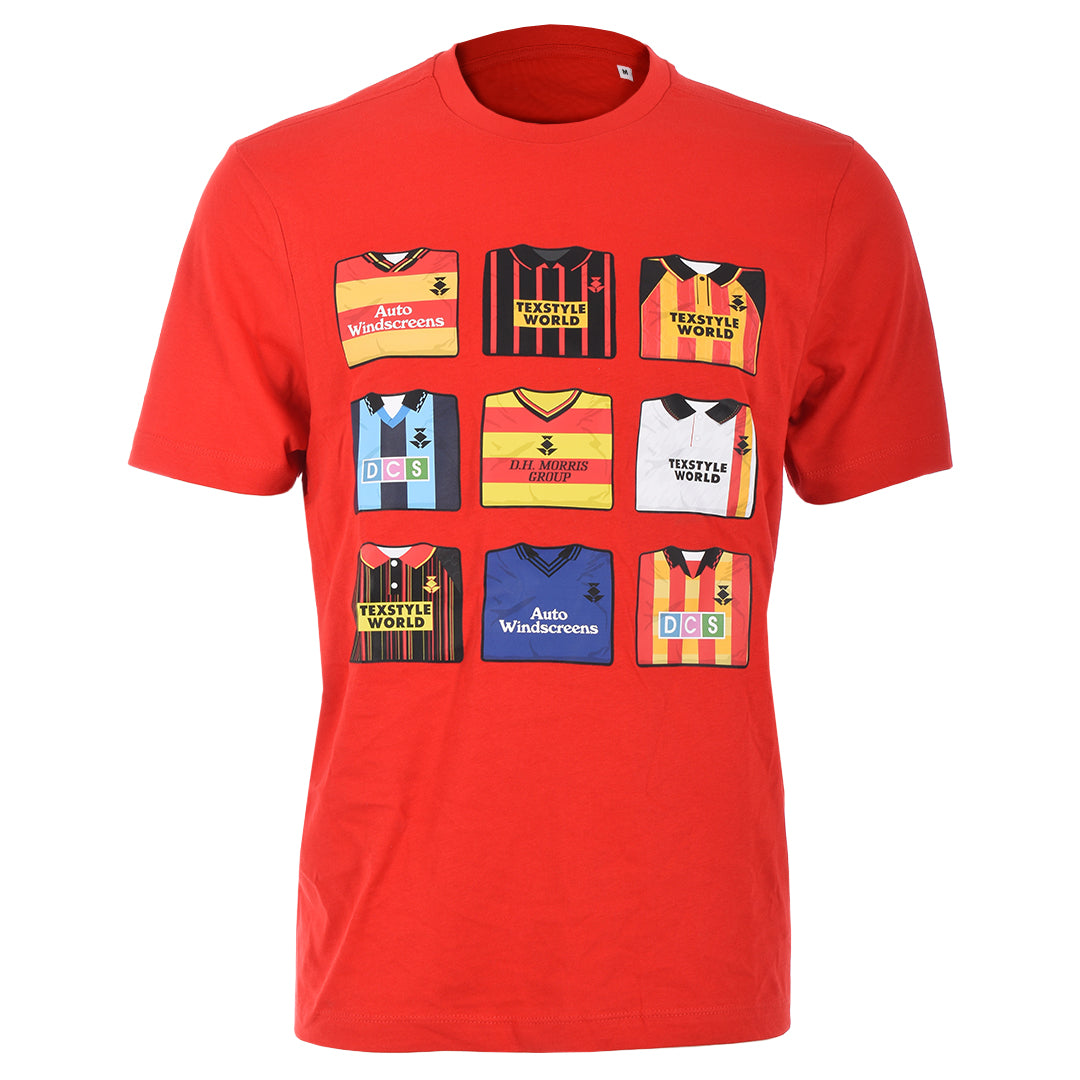 PTFC Retro Fold Tee Red
