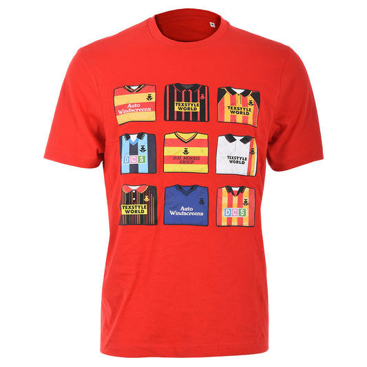 PTFC Retro Fold Tee Red