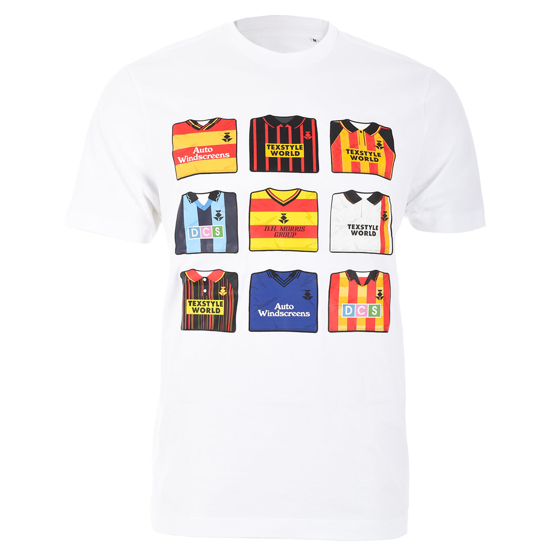 PTFC Retro Fold Tee White