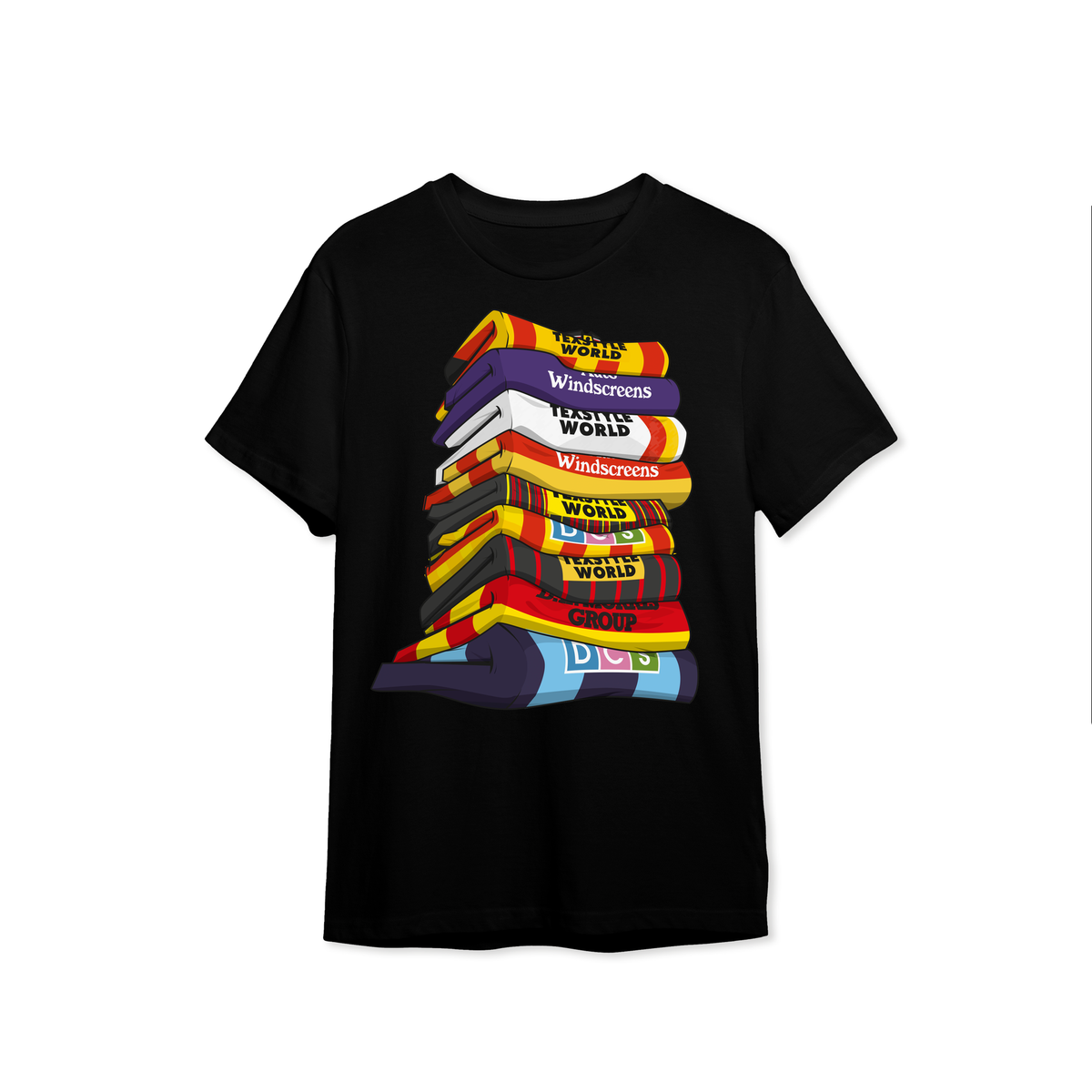 PTFC Retro Stack Tee Black